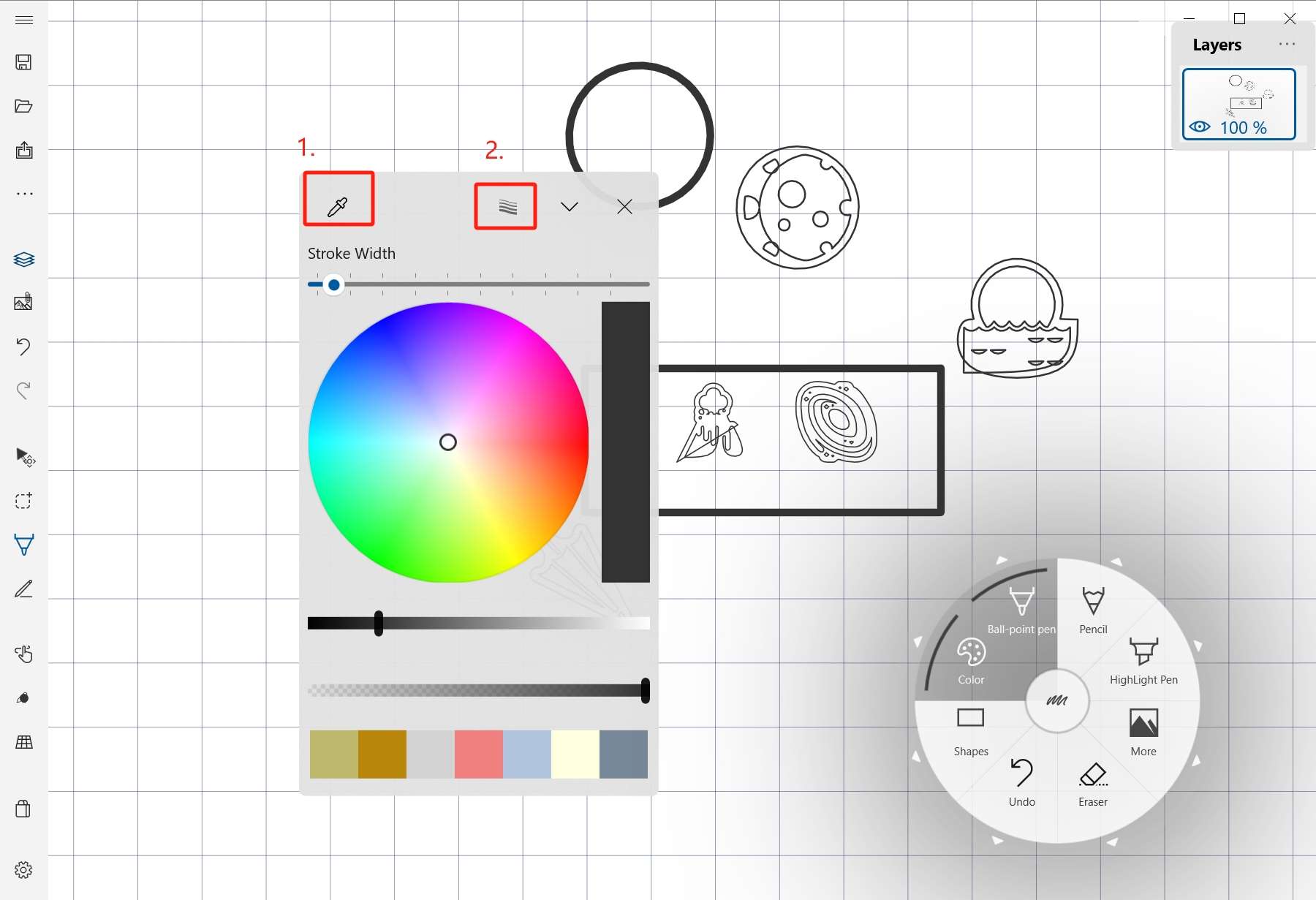 Brushes screenshot